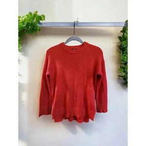 Tahari Women's Sweater Red Soft Knit Viscose XS